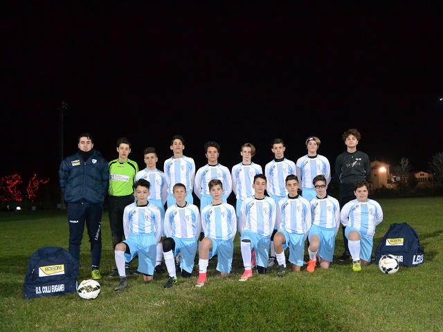 Foto di gruppo della squadra dei Giovanissimi