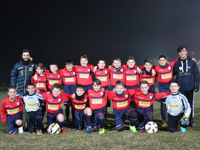 Foto di gruppo della squadra dei pulcini